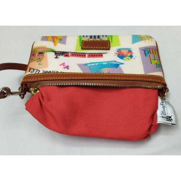 Dooney and Bourke Retro Disneyland 50th Anniversary Multicolor Wristlet - Wallet - Picture 14 of 14